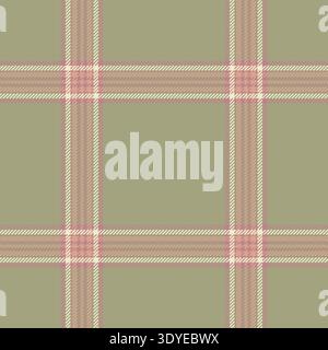 Collage fabric textile plaid, feminine tartan seamless vector. Pride background pattern check texture in pastel and orange colors palette. Stock Vector