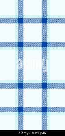 Couch background pattern plaid, softness vector check fabric. Classical textile seamless tartan texture in mint cream and blue colors palette. Stock Vector