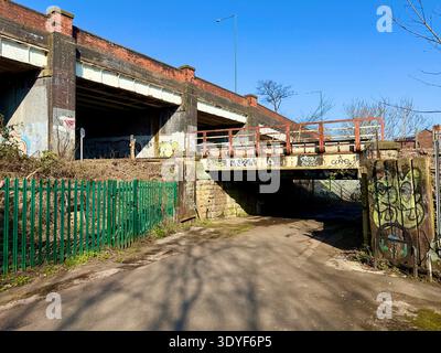 An urban scene in Lenton, Nottingham, England, U.K. Stock Photo