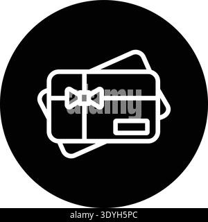 Gift card Vector Icon Design Illustration Stock Vector