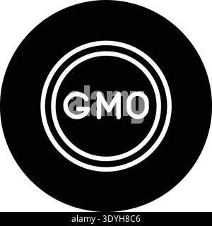Gmo Vector Icon Design Illustration Stock Vector