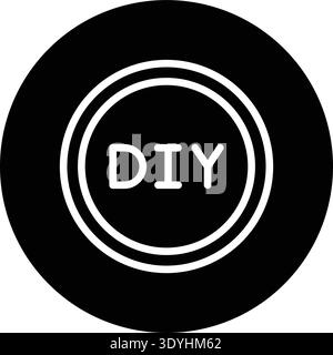 Diy Vector Icon Design Illustration Stock Vector