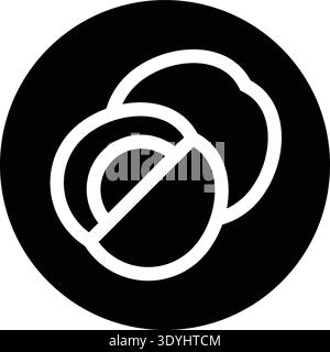 Jujube Vector Icon Design Illustration Stock Vector