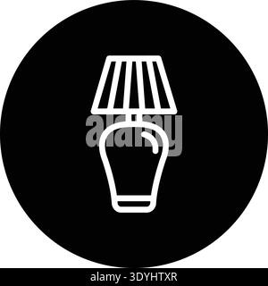 Lamp Vector Icon Design Illustration Stock Vector