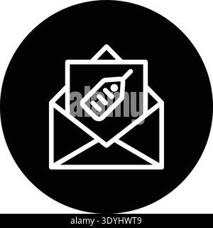 Tagged Vector Icon Design Illustration Stock Vector