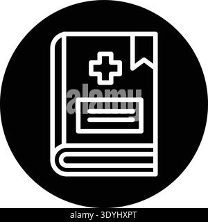 Book Vector Icon Design Illustration Stock Vector
