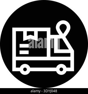 Route Location Tr Vector Icon Design Illustration Stock Vector