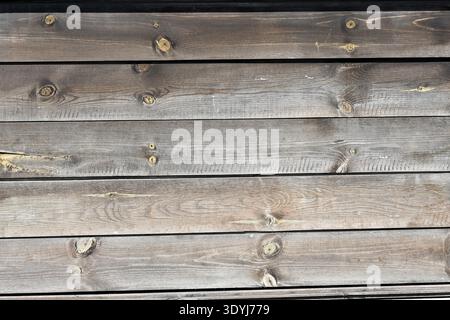 Rich High-resolution surface of weathered grey wooden planks. Ideal for rustic interior design backdrops, product mockups, organic style branding, an Stock Photo