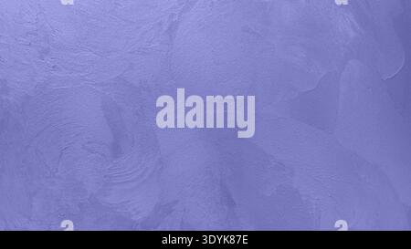 Abstract violet painted paper texture as background with copy space. Pattern in trendy color 2022 year Very Peri. Vintage blank backdrop Stock Photo