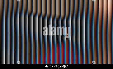 Distorted Vertical Stripes with Blurred Abstract Human Silhouette Overlaid -Background abstract distortion Stock Vector