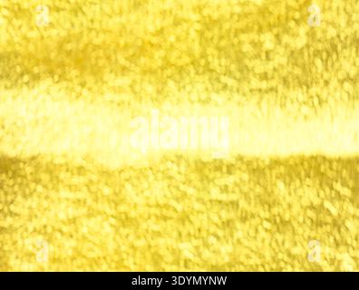 This abstract Japanese-style background features a vibrant golden yellow texture with soft out-of-focus bokeh highlights, creating a warm, shimmering, Stock Photo
