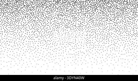 Stippling gradient, noise gradient background, stipple effect made by abstract star shapes. Noise gradient texture background. Stock Vector