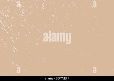 Beige pastel background with rough or dusty grainy texture. Old vintage grunge surface for canvas or layout design. Abstract wallpaper with distress effect. Vector graphic illustration. Stock Vector