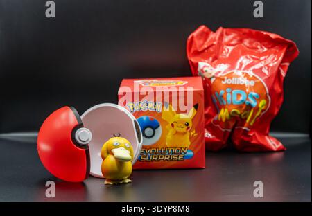 Pokemon Evolution Surprise collectible toy packaging box from Jollibee ...