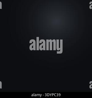 Deep Iron Grey Smooth Dark Gradient Minimal Background Wallpaper Stock Vector