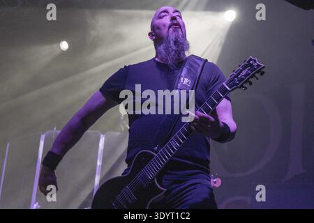 Aaron Aedy, guitarist from Paradise Lost live on Ascension of Europe Tour - Pt 2 at Capitol Hannover on 05.03.2026 Stock Photo