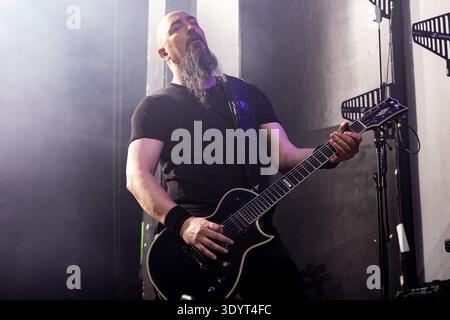 Aaron Aedy, guitarist from Paradise Lost live on Ascension of Europe Tour - Pt 2 at Capitol Hannover on 05.03.2026 Stock Photo