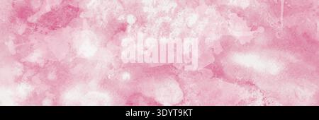 Soft pink watercolor background with delicate pastel washes. Light abstract texture perfect for feminine designs, wedding invitations, or spring-themed watercolor projects. Stock Vector