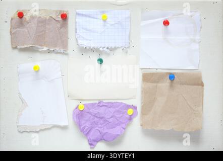 note paper blank sign tag label Stock Photo