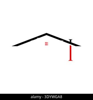 Modern realty icons featuring house, property, building, and real estate symbols in clean vector style. Ideal for websites, mobile apps, UI design, pr Stock Vector