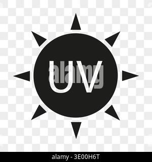 Significant sun protections. Solar rays Vector. Ultraviolet radiation symbol. Atmospheric health indicator. Stock Vector