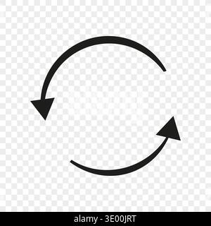 Incredible circular arrowheads. Continuous update Vector. Formidable sustainability cycles. Sophisticated loading process. Stock Vector