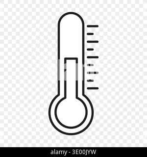 Healthcare medical thermometer. Precise measurement Vector. Meteorological temperature tool. Vital indicator equipment. Stock Vector