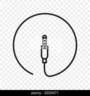 Sophisticated audio connectors. Professional sound Vector. Incredible digital hardwares. Formidable connection components. Stock Vector