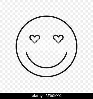 Comprehensive eyes illustration. Professional emoji Vector. Extraordinary character symbol. Traditional smile element. Stock Vector
