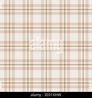 Plaid seamless pattern. Check line. Repeating tartan checks design. Repeated scotch stripe flannel. Scotland fabric prints. Gingham twill lattice Stock Vector