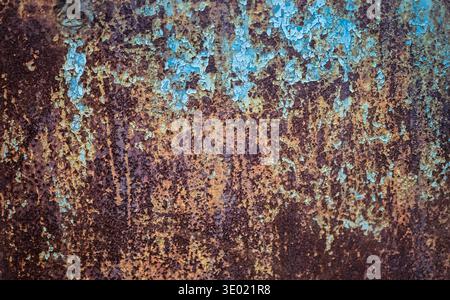 Worn rusty metal texture background. Abstract background. Old Rusty Steel Pattern. Grunge rusted metal texture, oxidized metal sheet background. Old m Stock Photo