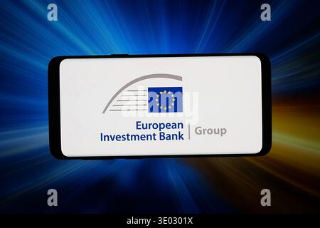 Stuttgart, Germany - 03-06-2026: In this photo illustration, the logo of EU  institution European Investment Bank (EIB) is displayed on a smartphone  Stock Photo - Alamy