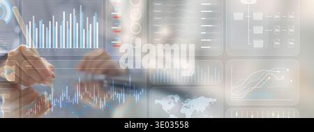 Data Visualization and Business Analytics for Informed Decision Making. Stock Photo