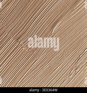 Art, branding and makeup concept - Cosmetics abstract texture background, beige acrylic paint brush stroke, textured cream product as make-up backdrop Stock Photo