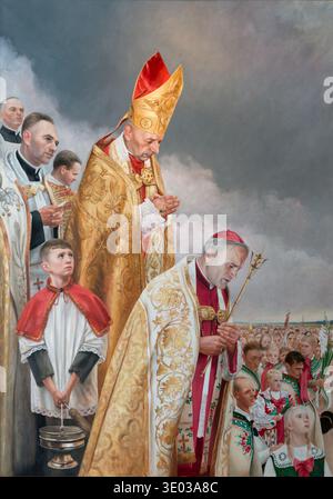 Pope John Paul II and Cardinal Joseph Aloisius Ratzinger 2 Aprile 1995 ...
