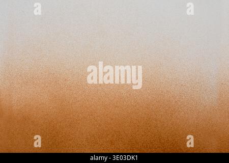 brown spray paint on white paper Stock Photo