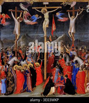 The Crucifixion - La Crucifixion, 1330, Atelier de Giotto, Italian