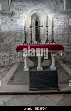 Kraków, Poland, Wawel Cathedral, St. Leonard's Crypt; Leonhardskrypta in der Wawel-Kathedrale; Cripta de San Leonardo; krypta św. Leonarda Stock Photo