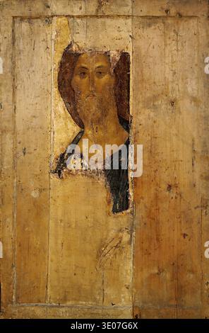 15th century Russian icon depicting the Miracle of Florus and Laurus ...