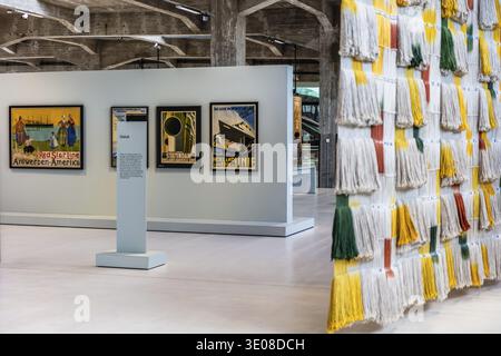 FENIX, museum about migration, in a historic warehouse in Katendrecht, hub for overseas emigrants, Rotterdam, the Netherlands Stock Photo