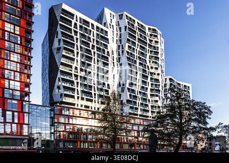Calypso complex, a striking example of modern architecture, by the architectural firm Alsop Architects, Rotterdam, the Netherlands Stock Photo