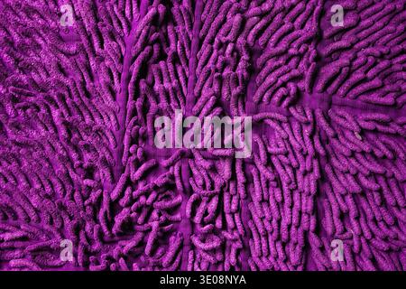 Bright magenta pink microfiber textile texture. Ideal for expressive fashion backgrounds, playful lifestyle design, and high-impact tactile art. Stock Photo