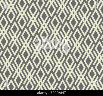 Abstract geometric pattern. A seamless vector background. Grey ornament. Graphic modern pattern. Simple lattice graphic design Stock Vector