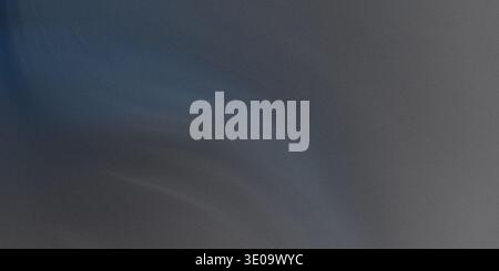 Dark gray background with a blue shadow texture, gradient effect, smooth transition Stock Photo