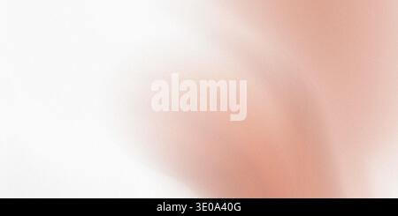 Soft peach color smudge isolated on pure white background, showcasing delicate color and subtle gradient Stock Photo