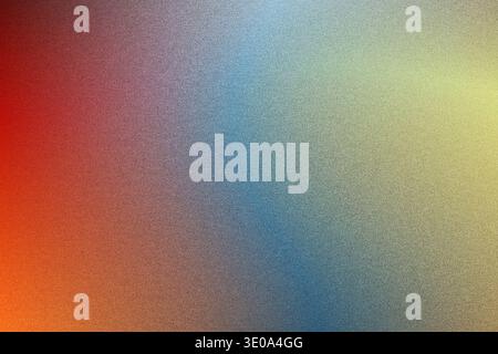 Abstract background showing spectrum of colors with grainy texture and subtle blur Stock Photo