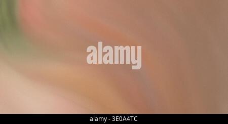 A warm orange and green gradient background with soft curves, blending vibrant colors, creating a dynamic and energetic visual atmosphere with a mix o Stock Photo
