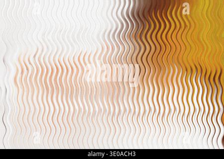 An abstract composition showcasing vertical, textured wavy lines. The color scheme shifts from warm brown and rich gold tones on the right side toward Stock Photo