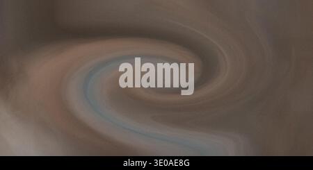 A rich, dark brown swirling pattern is accentuated with a touch of blue, set against a textured background, creating a complex, visually interesting c Stock Photo