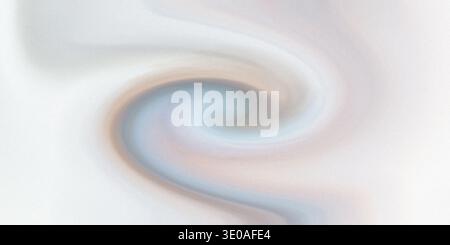A vibrant blue and orange swirl on a white background, creating a dynamic abstract composition with contrasting colors and fluid curves Stock Photo